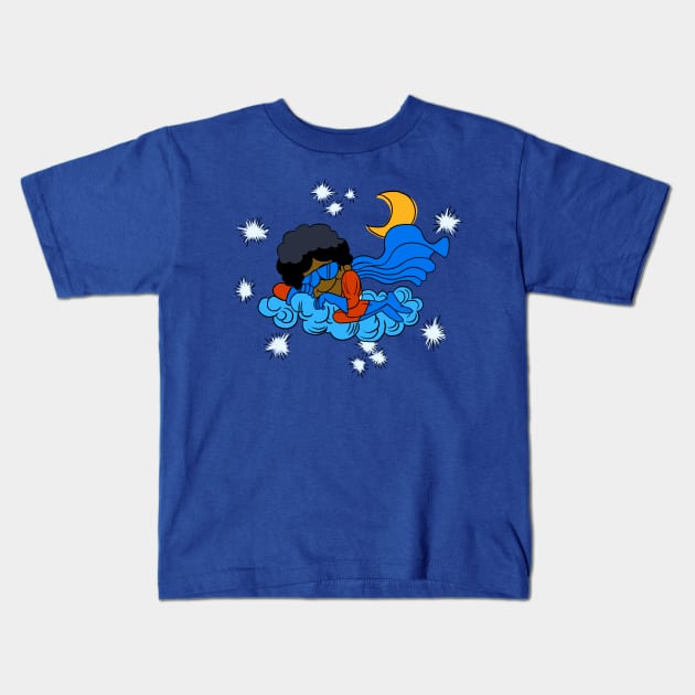 Verb - Napping! Kids T-Shirt by ThirteenthFloor